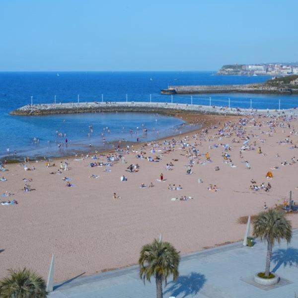 Apartamento Arbeyal Playa Gijón Exterior foto